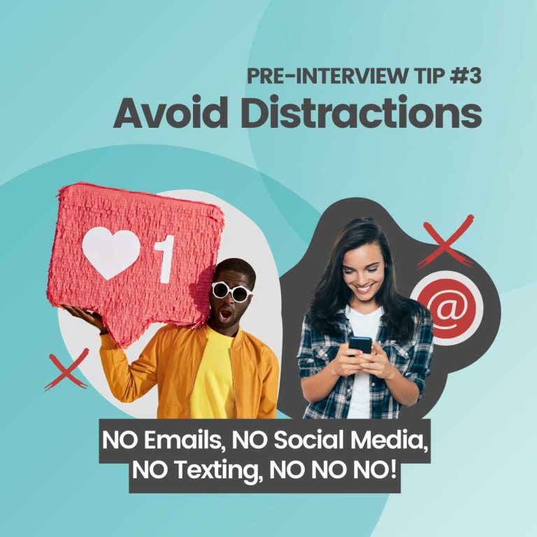 Avoid Distractions