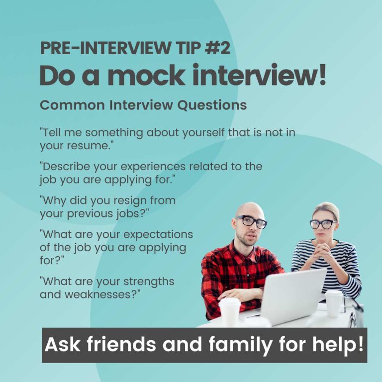 Do a mock interview